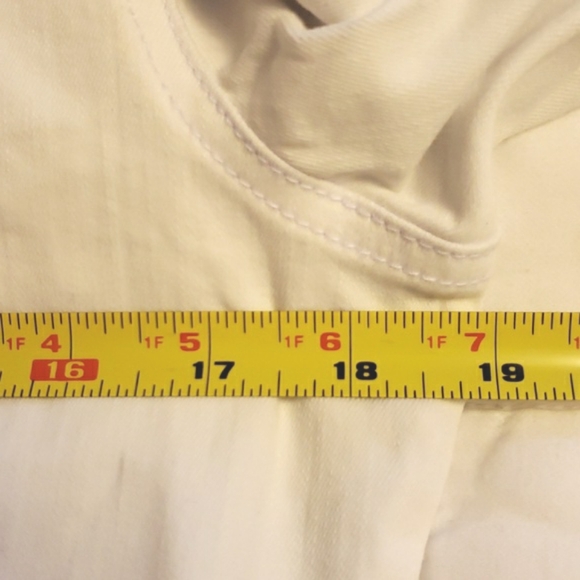 Nine West white stretch denim Jacket S NWT - Picture 13 of 16